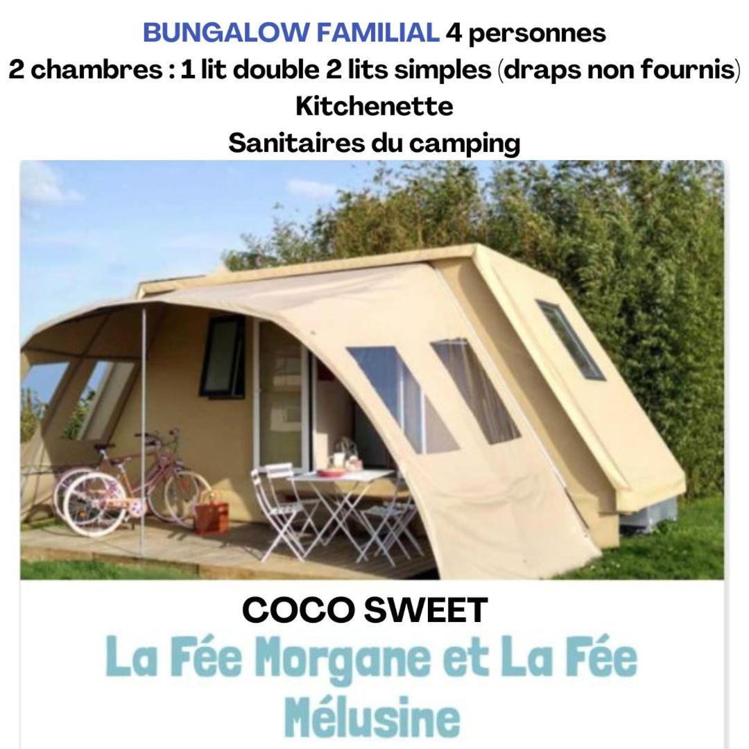 Camping Le Val Aux Fees - Broceliande Concoret Dış mekan fotoğraf