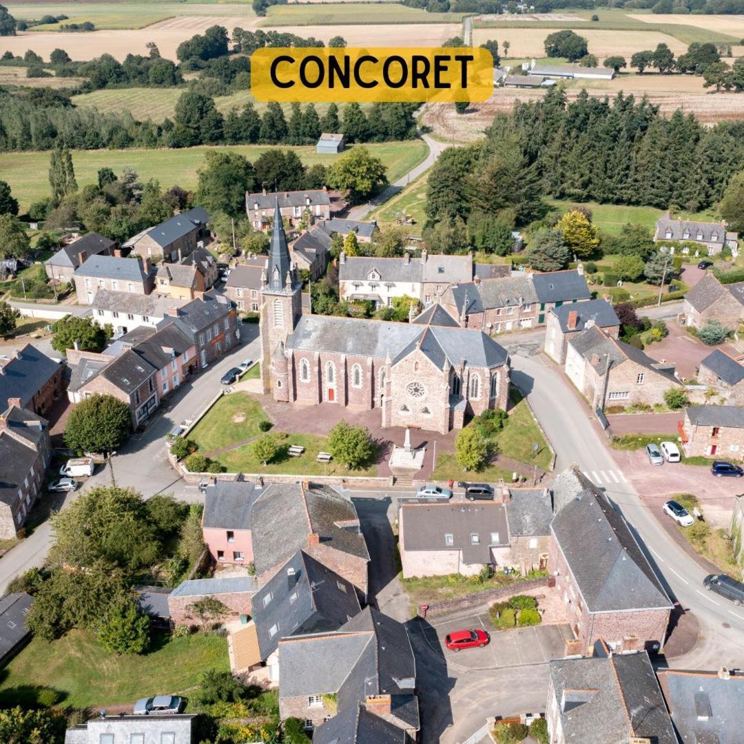 Camping Le Val Aux Fees - Broceliande Concoret Dış mekan fotoğraf