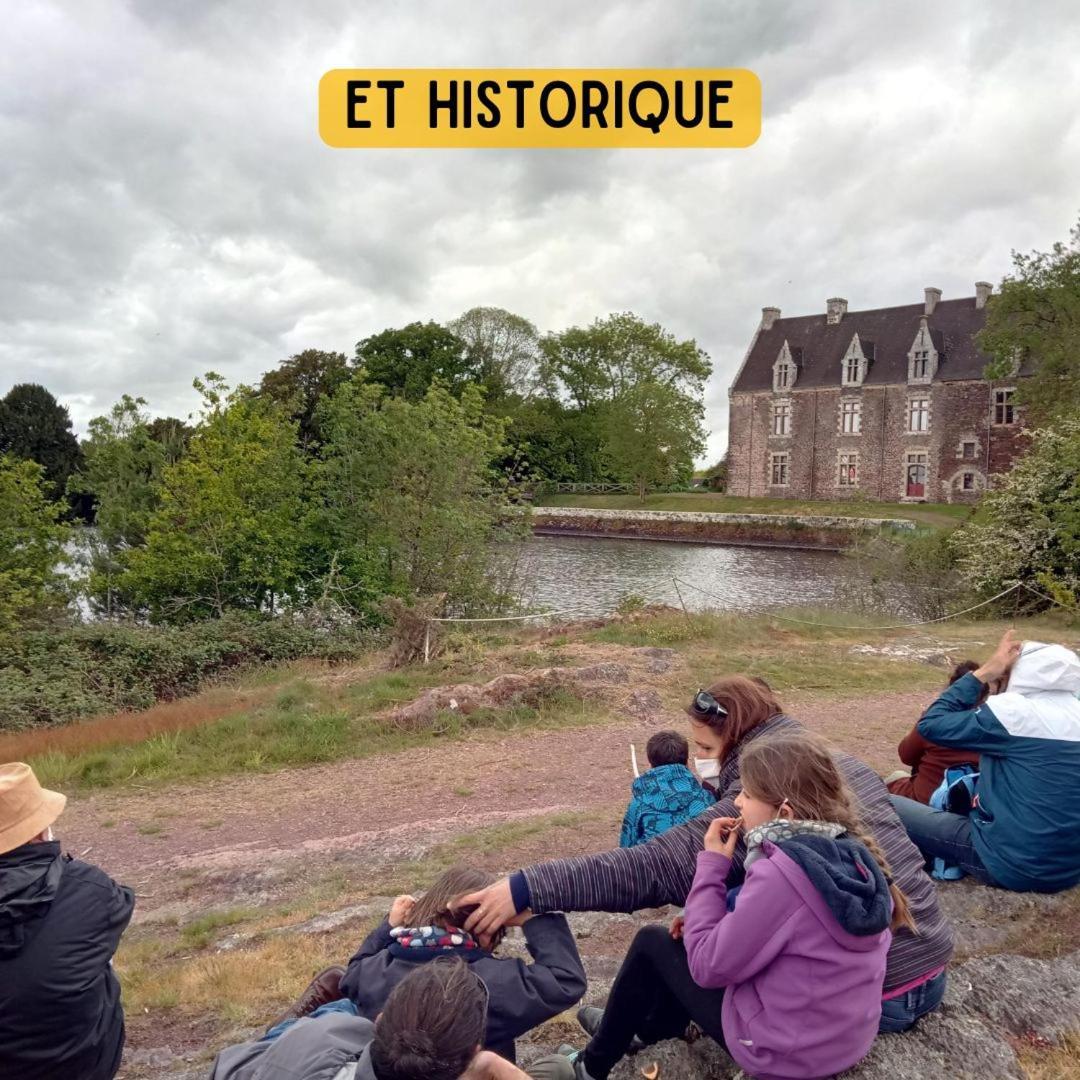 Camping Le Val Aux Fees - Broceliande Concoret Dış mekan fotoğraf