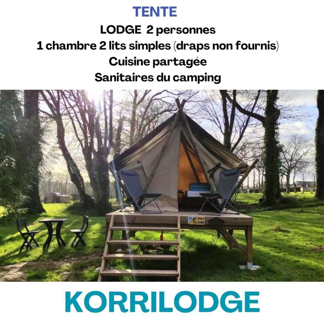 Camping Le Val Aux Fees - Broceliande Concoret Dış mekan fotoğraf