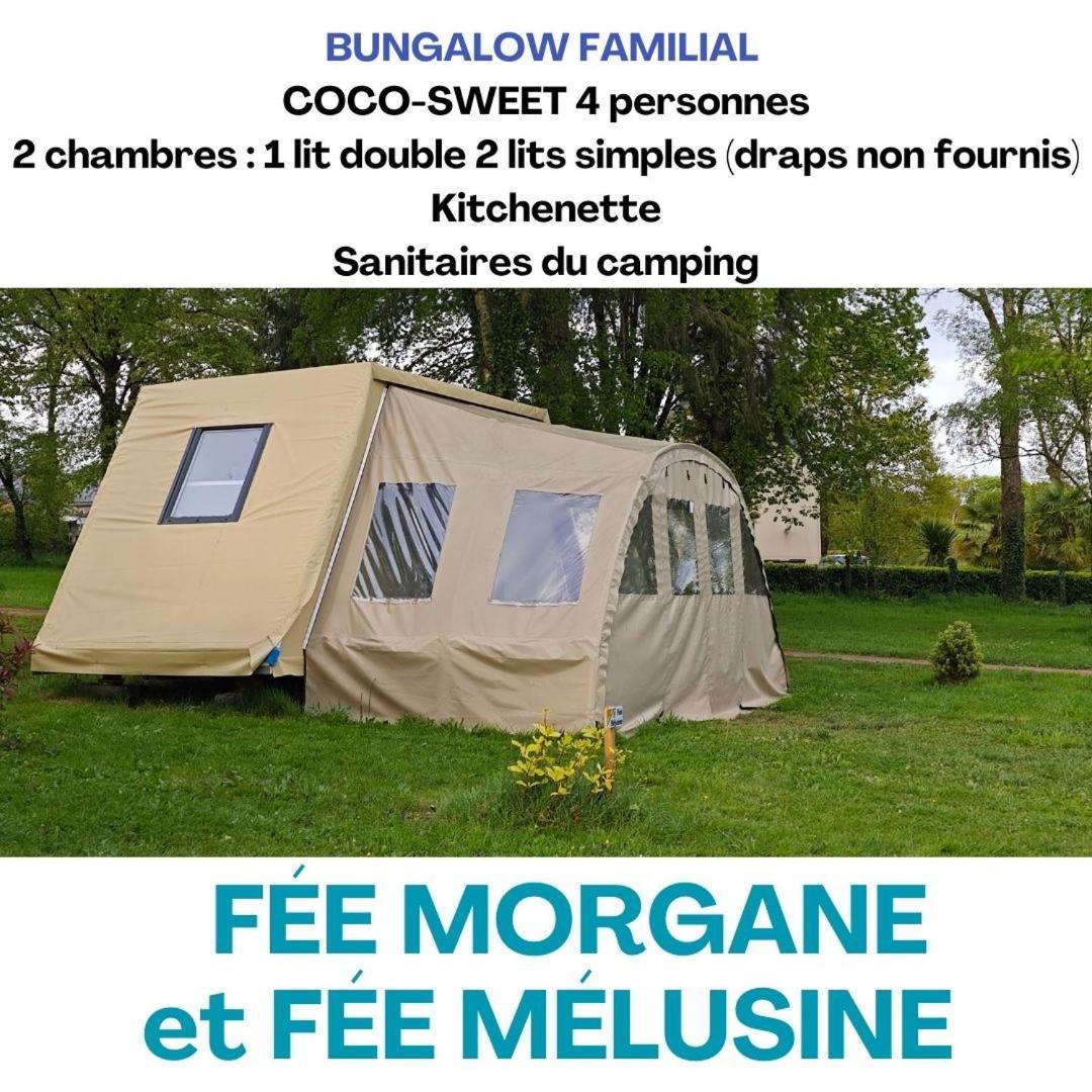 Camping Le Val Aux Fees - Broceliande Concoret Dış mekan fotoğraf